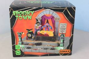 lot 205 image: NEW - Lemax Spooky Town Esmeralda The Great # 14825