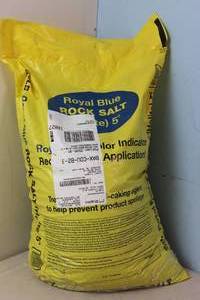 lot 266 image: 50lb Bag of Rock Salt