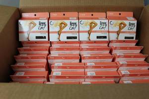 lot 267 image: 36 Packs of Leggs to Go Ultra Sheer Pantyhose X-Large Coffee Sheer Toe