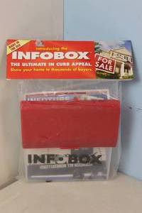 lot 121 image: NEW - Hillman 12-in Plastic Information Box