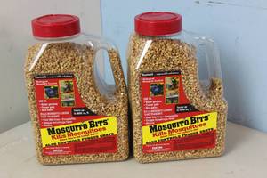 lot 186 image: NEW - 2 X 30 OZ  Bottles of Summit Mosquito Bits Granules Mosquito Larvae Control (Also controls Fungus Gnats)