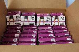 lot 273 image: 36 Packs of Leggs to Go Day Sheer Pantyhose Size Q Suntan Sheer Toe