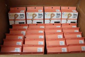 lot 288 image: 36 Packs of Leggs to Go Ultra Sheer Pantyhose Medium Coffee Sheer Toe