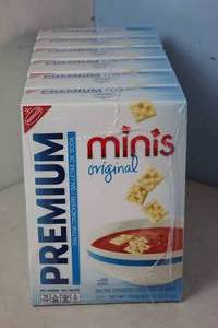 lot 326 image: 6 Boxes of Premium Mini Crackers