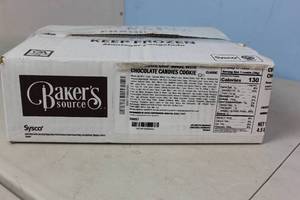 lot 329 image: Case of Bakers Source Chocolate Candy Cookies
