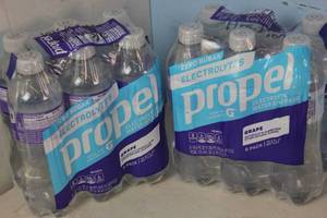 lot 347 image: 12 Bottles of Propel Grape Water