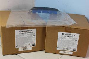 lot 449 image: 48 X KeySurgical Full Face Shield, 13 x 9 Model 4519 Made in USA (2 Cases of 24)
