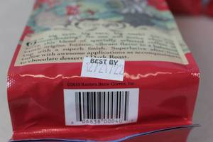 lot 406 image: 3 X 12oz bags of Ravens Brew Gourmet Coffee Whole Bean Dark Roast Best Buy 12212022