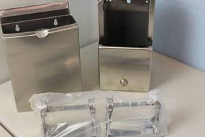 lot 494 image: Commercial Toilet Paper Holder Combo