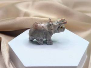 lot 609 image: Carved Stone Animal Figurine