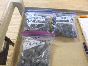 lot 32 image: 3 Bags of Metric Bolts