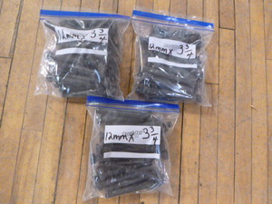 lot 34 image: 3 Bags of Metric Bolts