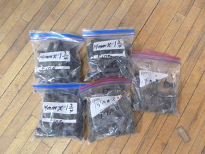 lot 40 image: 5 Bags of Metric Bolts