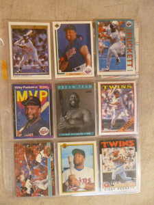 lot 45 image: 27 Different Kirby Puckett Baseball Cards