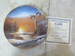 lot 98 image: Terry Redlin Evening Prayer Collector Plate