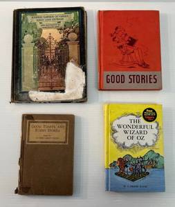 lot 59 image: Group Of Vintage Books Including 1970s The Wonderful  Wizard Of Oz And More