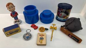 lot 63 image: Group Of Misc. Vintage Toys Including Matchbox (Box Only) And More