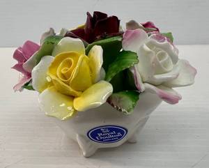 lot 65 image: Vintage Royal Doulton Flower Figurine (Chips Present)