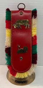 lot 67 image: Vintage Melpa Swiss Brass CowSheep Bell With Lugaro Switzerland Advertisement