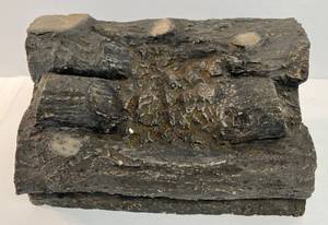 lot 74 image: Vintage Electric Fireplace Log