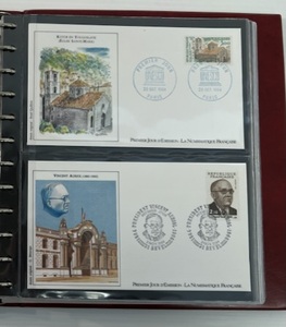 lot 79 image: Envelopes Premier France (French First Day Stamps) In Album