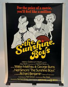 lot 84 image: 1975 (The Sunshine Boys) Movie Theatre Poster 39 34 x 30