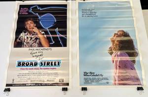 lot 91 image: Two 1980s Movie Theatre Posters 1 (The Boy Who Could Fly)  1(Paul McCartneys Broad Street) 27 x 40