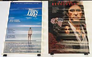lot 96 image: Two 1980s Movie Theatre Posters 1 Al Pacino(Revolution)  1Jack lemmons (Thats Life) 27 x 40