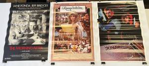 lot 100 image: Three 1980s Movie Theatre Posters 1Tom Selleck (Runaway)  1(Rumpelstiltskin) 1 (The Morning After) 27 x 40