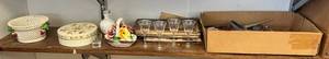 lot 110 image: Shelf Full Of Misc. Vintage Items