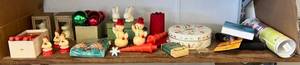 lot 116 image: Shelf Full Of Misc. Vintage Items