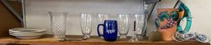 lot 121 image: Shelf Full Of Misc. Vintage Items