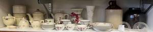 lot 158 image: Shelf Full Of Misc. Vintage Items