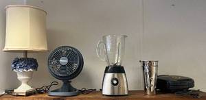 lot 165 image: Shelf Full Of Misc. Household Items