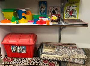 lot 169 image: Two Shelves Full Of Misc. Vintage Items