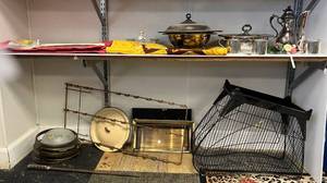 lot 175 image: Two Shelves Full Of Misc. Vintage Items
