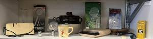 lot 189 image: Shelf Full Of Misc. Vintage Items