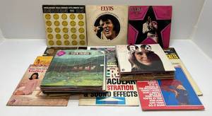 lot 227 image: Large Group Of Misc. Vintage Albums Including Elvis And More