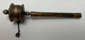 lot 239 image: Vintage Tibetan Prayer Wheel
