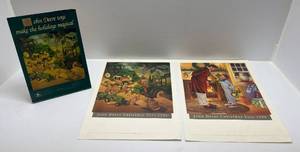 lot 280 image: 1990s John Deere Christmas Toys Posters And Store Counter Top Display Piece (Has Crease)