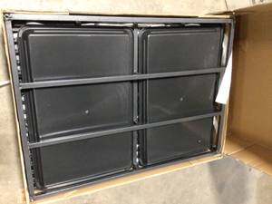 maocao hoom  Heavy-Duty Metal Dog Cage in Dark Gray - Large 42 in. Customer returns Review all pictures