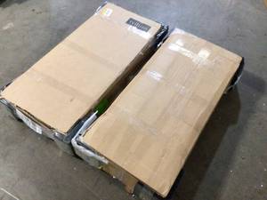 Tvilum  Madrid 8-Drawer White Double Dresser 31.38 in H. x 62.83 in W. x 15.12 in D Customer returns Review all pictures