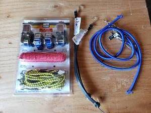 lot 2 image: Ratchet Straps, Rope and Bungees