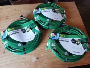 lot 14 image: Lot of 3 50 Light Duty Garden Hoses