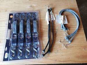 lot 16 image: Ratchet Straps and Rubber Tie Downs