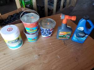 lot 22 image: Citronella Candles, Off Yard Spray, Awning Cleaner