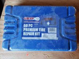 lot 80 image: 60 Piece Premium Tire Repair Kit