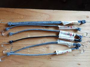 lot 83 image: Lot of 6 - 24 Rubber Tie Downs