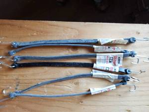 lot 85 image: Lot of 6 - 24 Rubber Tie Downs