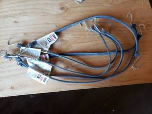 lot 92 image: Lot of 6 - 36 Rubber Tie Downs